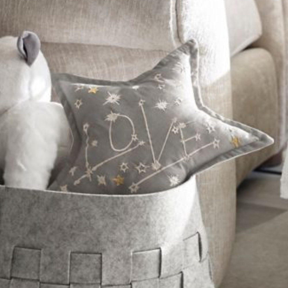 ED Ellen DeGeneres Starry Night - Soft 100% Cotton Grey with White - Picture 2 of 2